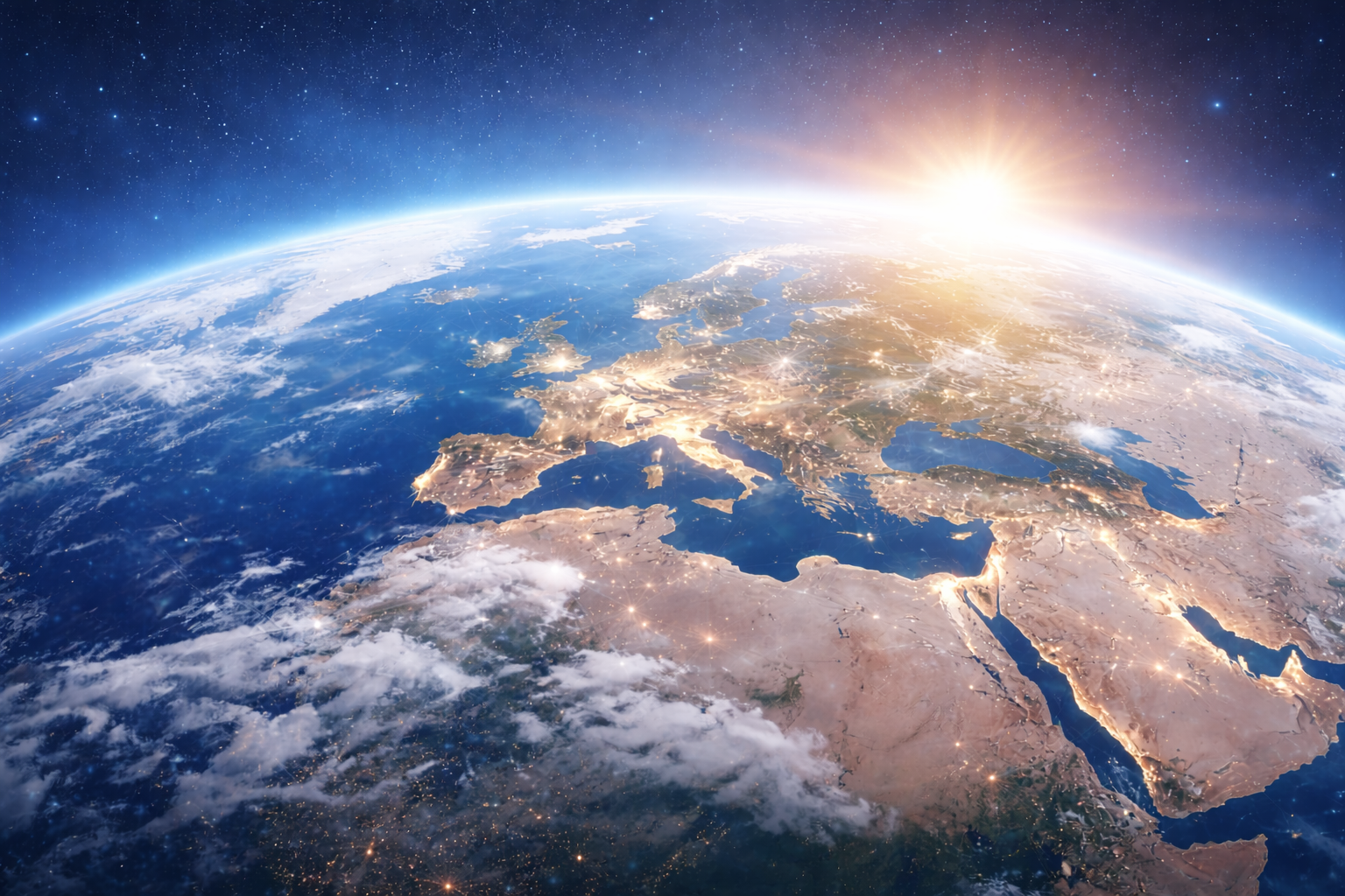 Industrial saw blade with sparks flying off of it.